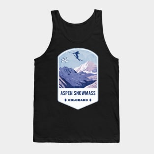 Aspen Snowmass Colorado Ski Badge Tank Top